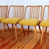 Set of chairs designed by A. Suman, Czechoslovakia, the 60s