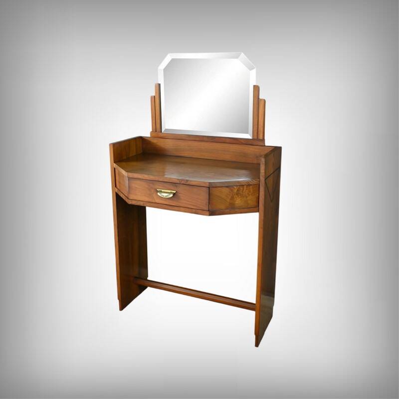 Walnut Dressing Table, Art Deco – 1940
