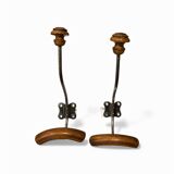 Pair of coat hooks Belle Époque circa 1900