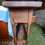 Console en bois deux tiroirs