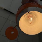 3 eyeball lamps space age