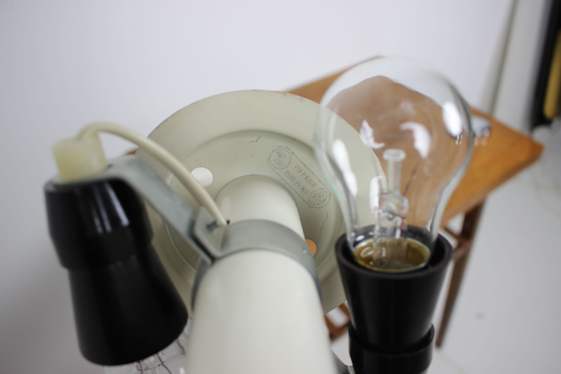 Mid-century Rare Table Lamp By Napako,1960‘s.