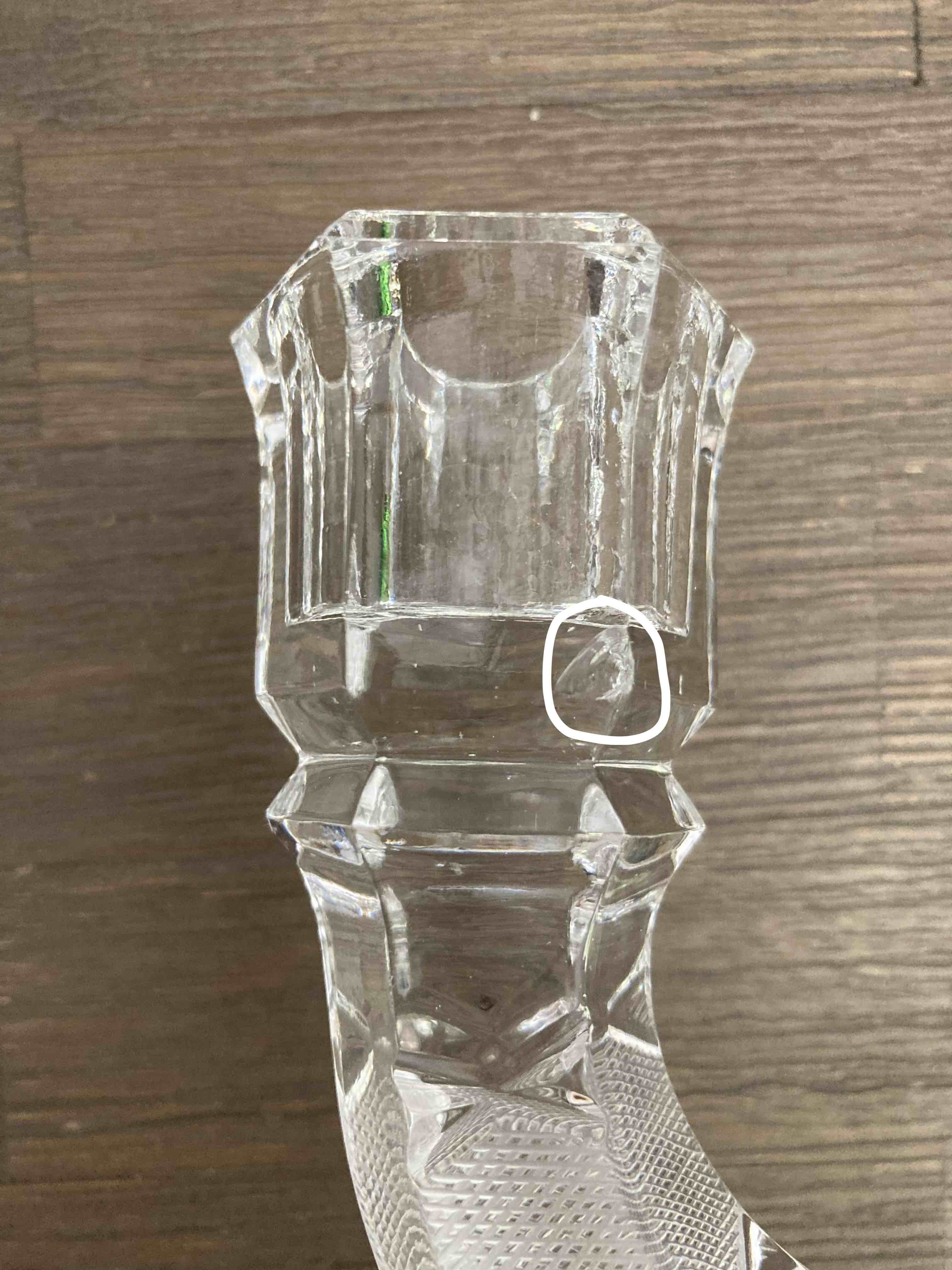 Cut crystal chandeliers