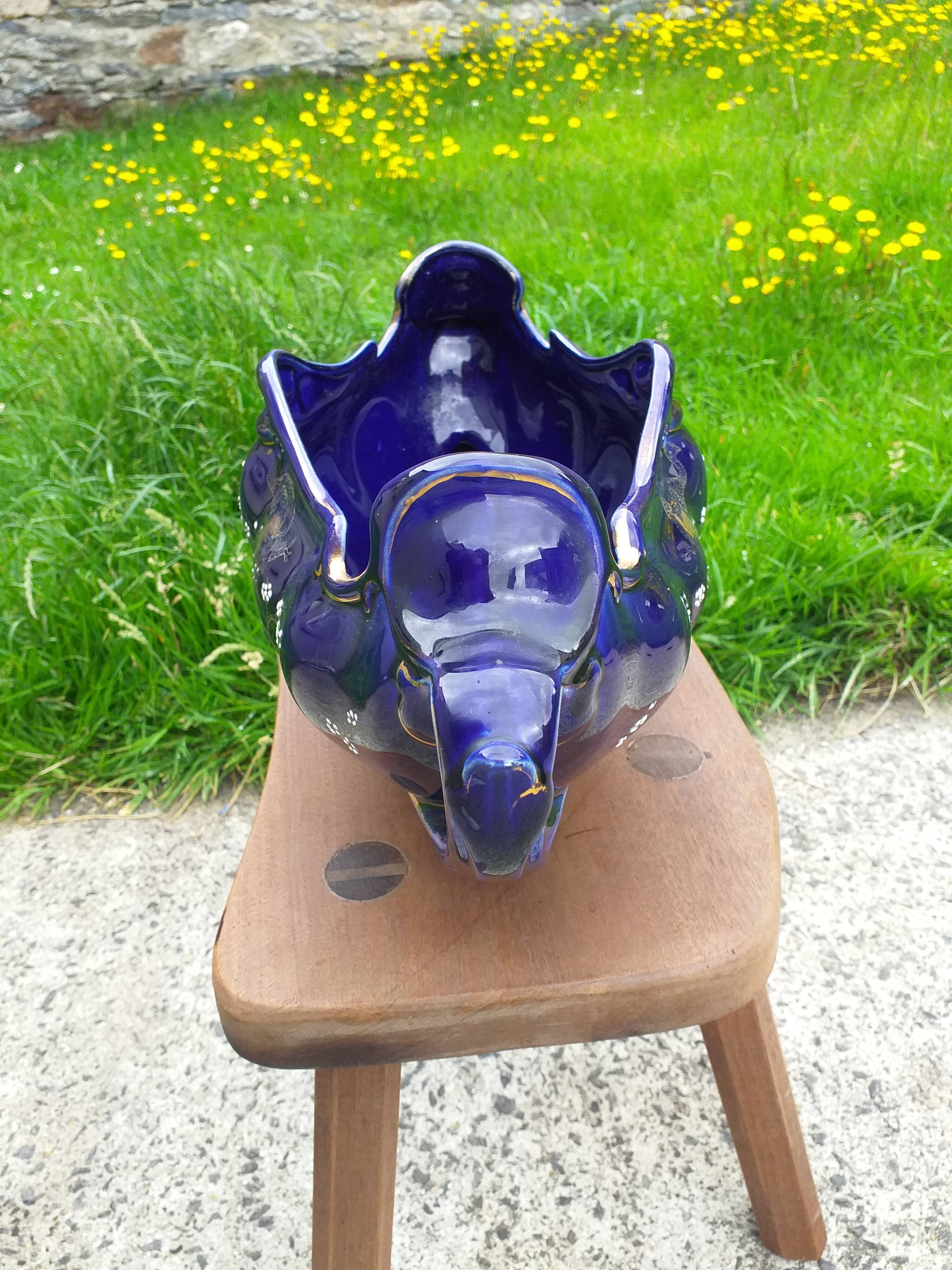 Sarreguemines earthenware garden 1900