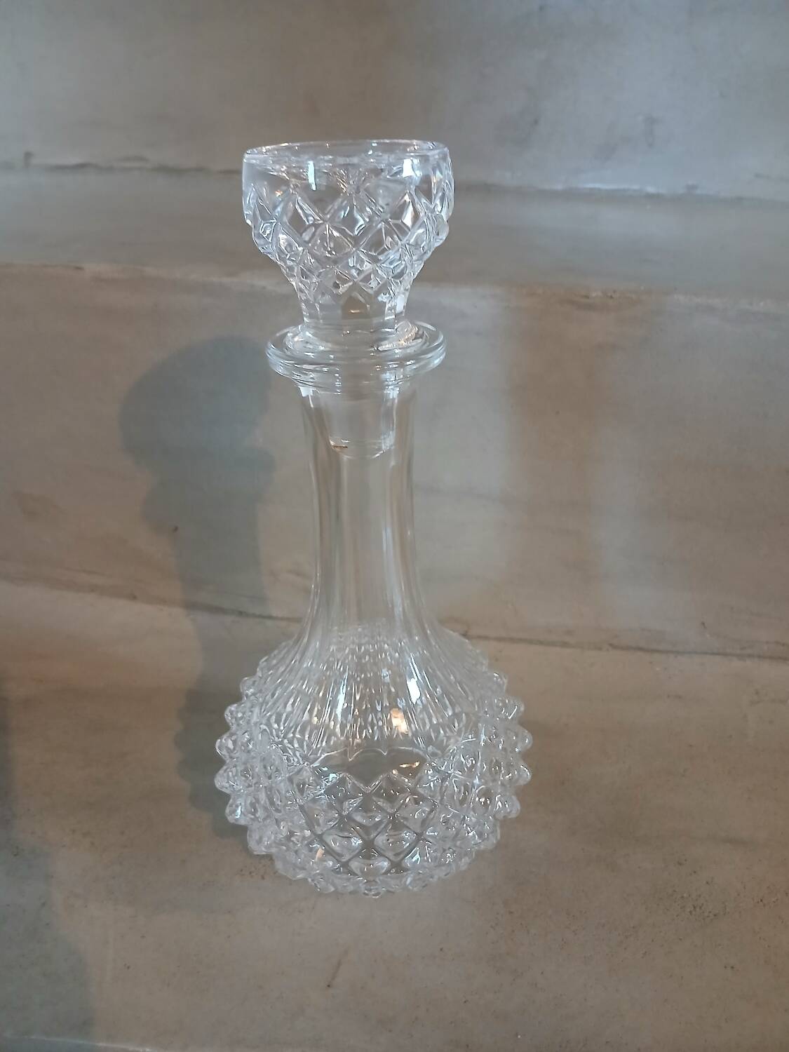 Small crystal carafe
