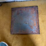 Cast iron fireplace plate neutral