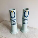 Pair of ceramic vases, 50s