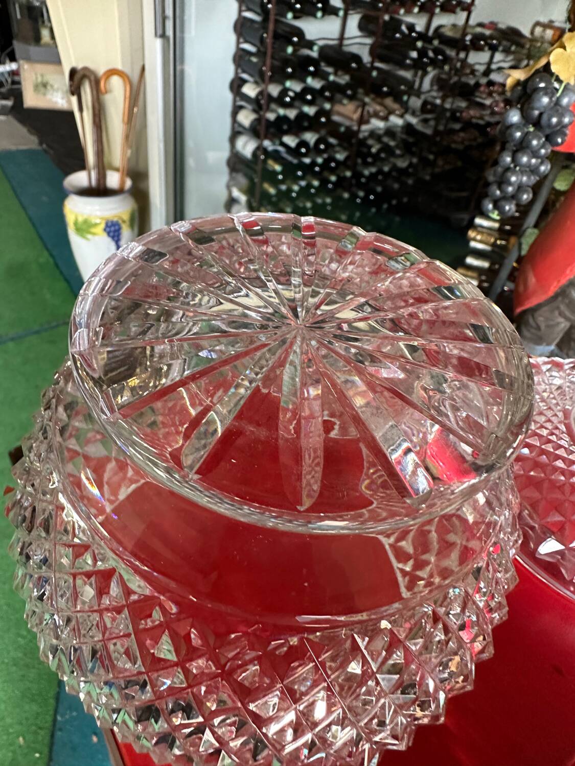 Baccarat crystal candy box