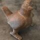 Vase zoomorph bird sculpture terracotta parrot, mexico, 70s