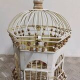 Pair of vintage bird cages