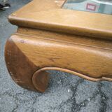 Large coffee table called Opium 1980 in teak