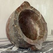 Large marble mortar from Rance, 18th century