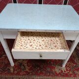 Vintage formica and wood table, 50s