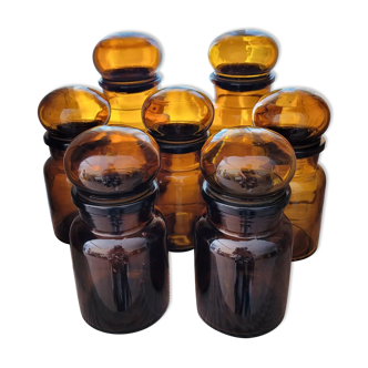 Amber pots
