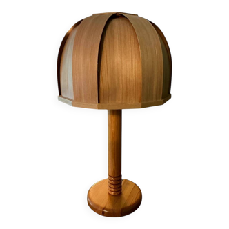 Lampe de table vintage – GB Solbakens Svarveri – Circa 1970