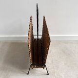 Vintage magazine stand / magazine basket