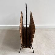 Vintage magazine stand / magazine basket