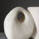 Sculptural vase lamp from Pierre du Gard, carved, 1970s design by Albert Tormos.