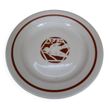 Iron earth fruit bowl Salins "Colibri" France