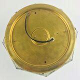 Etiqueté Mid-Century Glass Flushmount / Applique murale du Limbourg, Allemagne, années 1960