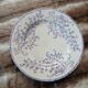 12 antique flat plates in ironstone