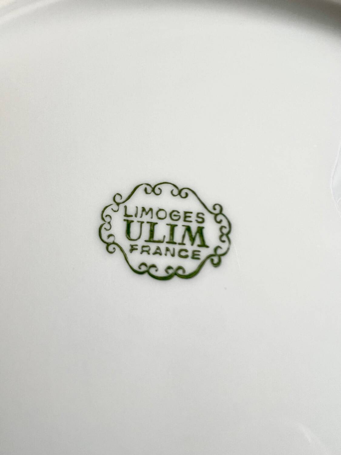 Limoges porcelain dinner service Ulim 46 pieces