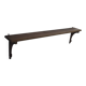 Wooden wall shelf