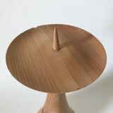 Large candlestick candlestick raw wood candlestick