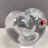 Small lovely glass vase from Polish Krosno glass, 1980s.