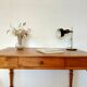 Lampe de bureau ou chevet vintage Space Age orientable-Années 70