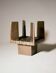 Brutalist Candle Holder / Chandelier in Bronze Circa 1950