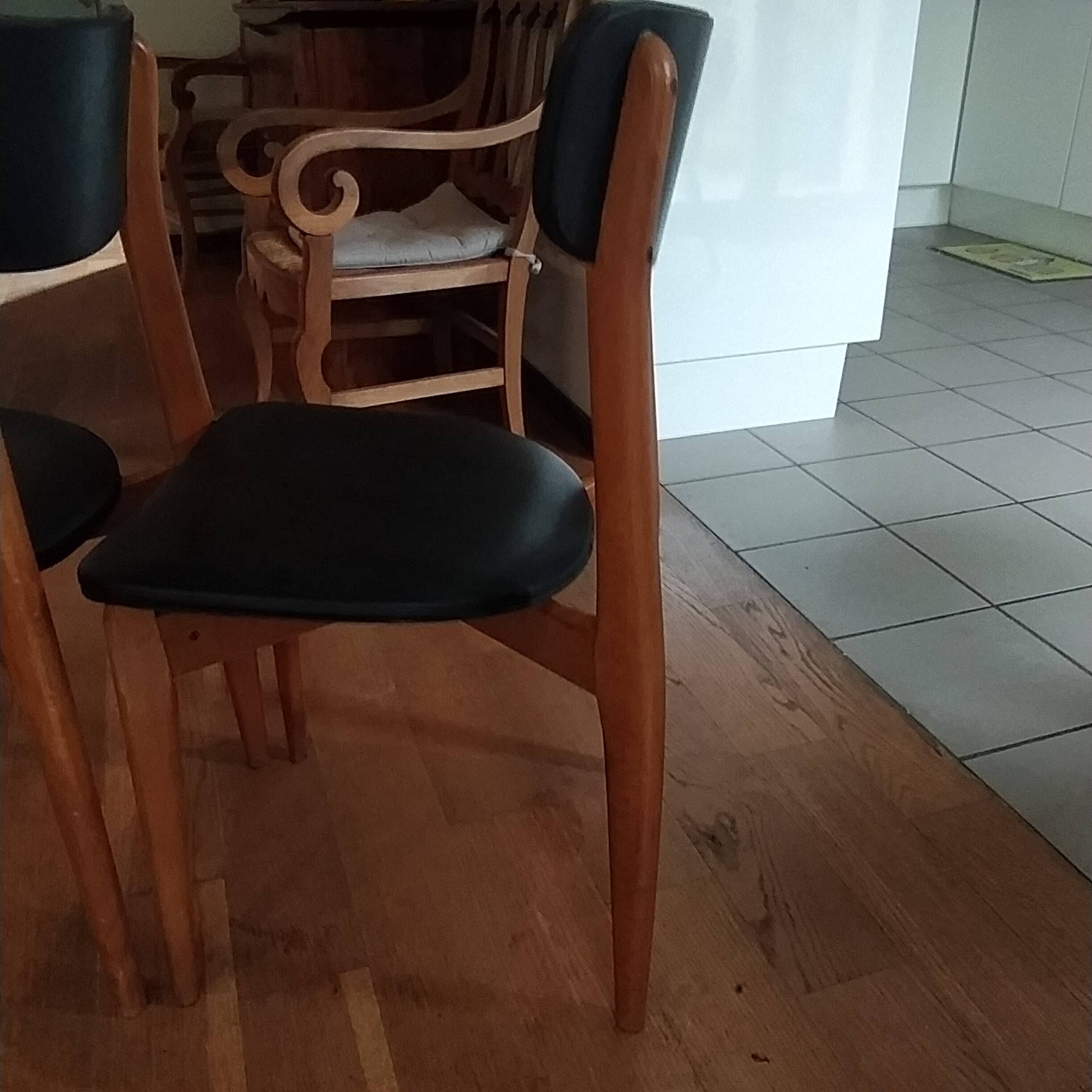 paire de chaises scandinave 1960