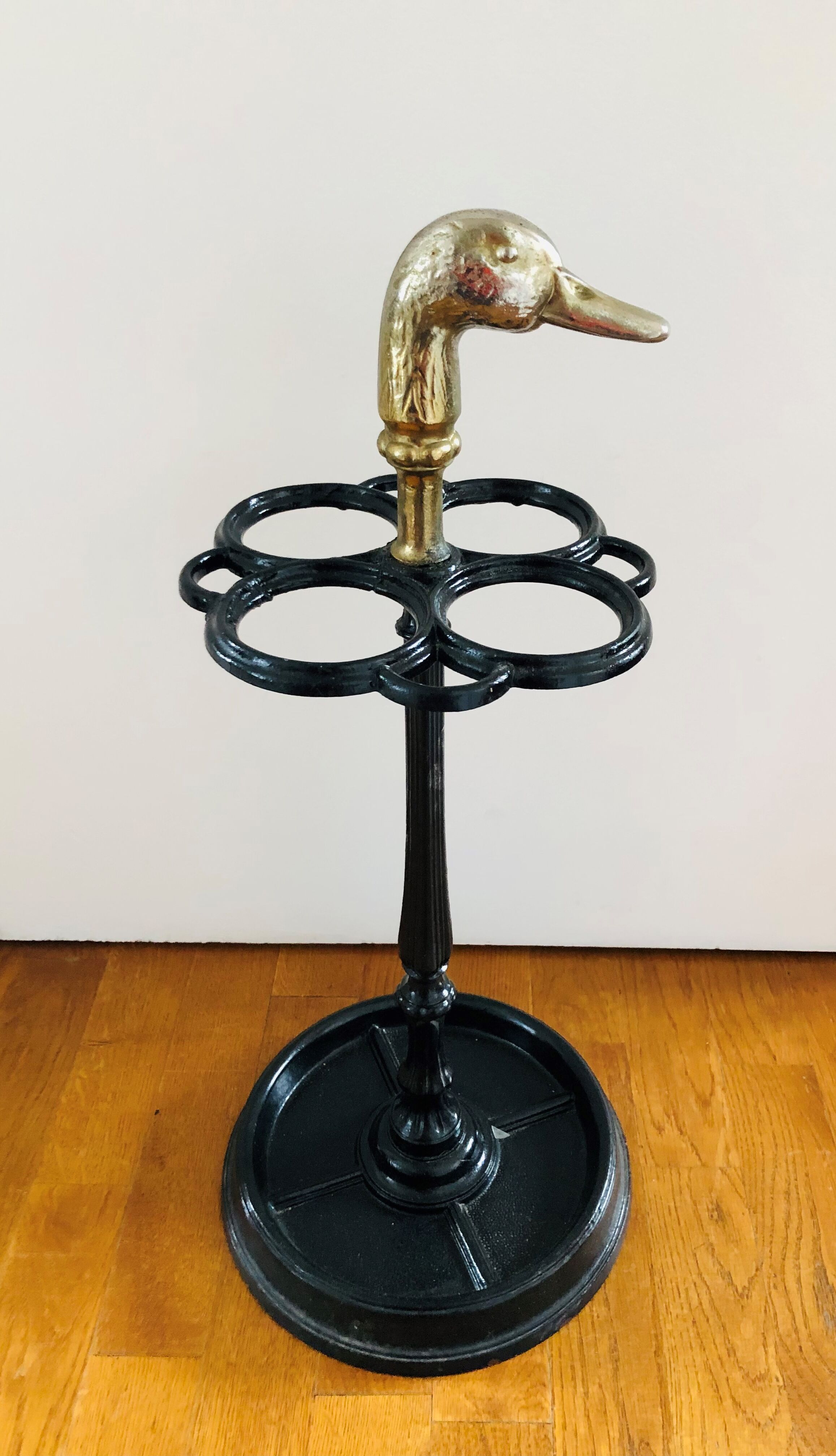 Porte parapluies en fonte art nouveau