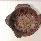 Set of 7 fish-shaped plates signed MARIUS GIUGE circa 1970