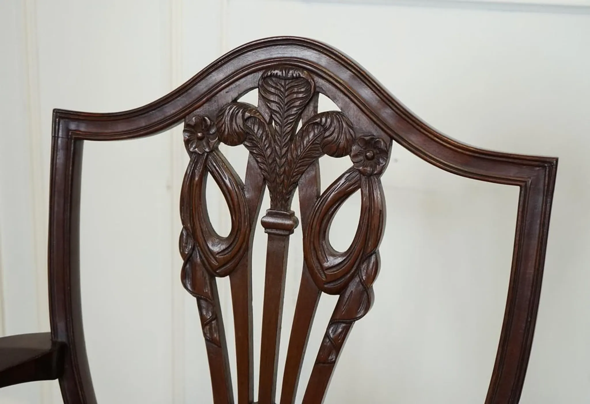Victorian Hepplewhite Carver Chairs