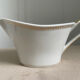 Limoges sauce boat, gilded porcelain – 1950s 60s – mid-century chic