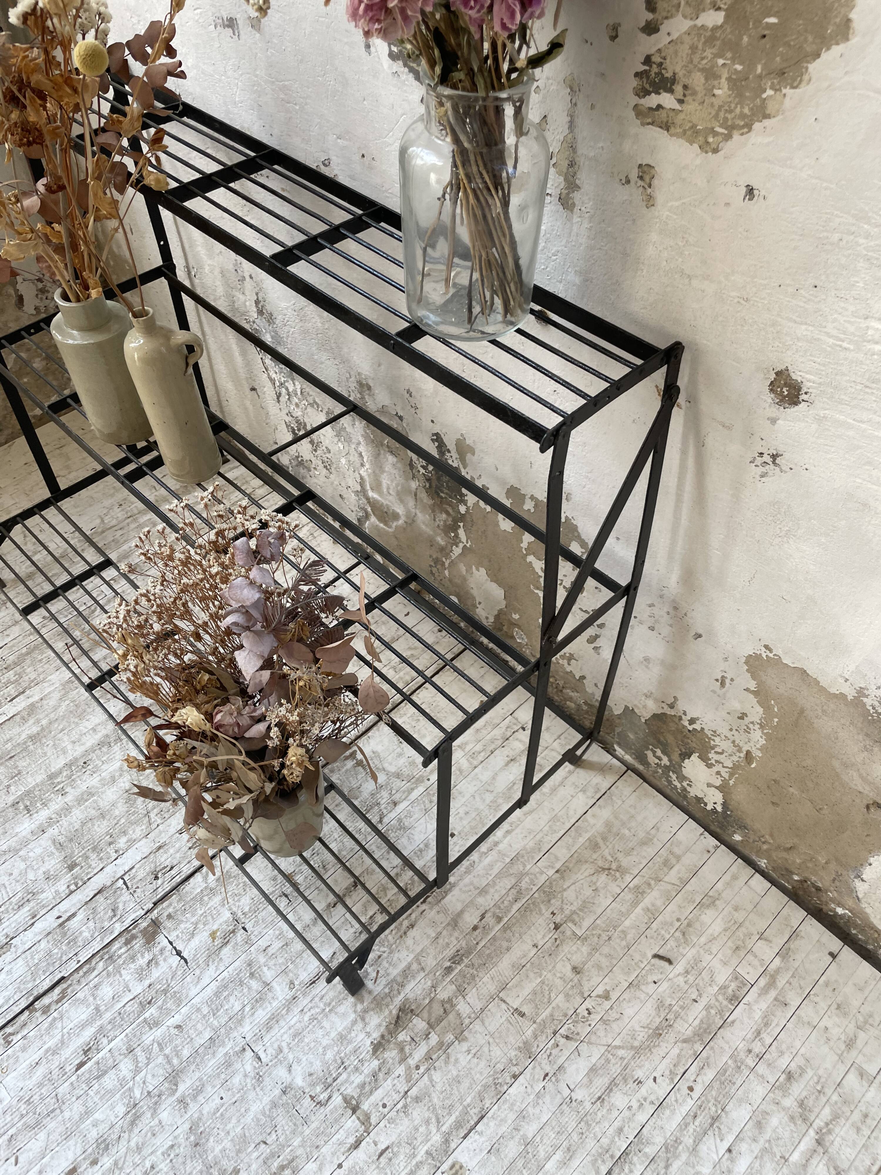 Plant holder florist metal staircase
