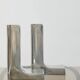 Pair of candlesticks "L", 1970-1980