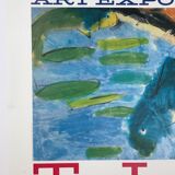 Art poster after Walasse TING, Springwind over the lake / Art expo New-York, 1989