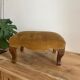 Antique footrest bench