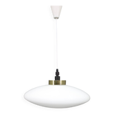 1970s UFO Glass Pendant Light, Czechoslovakia