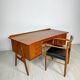 1960s Vintage Curved Teak Writing Desk by Svend Aage Madsen