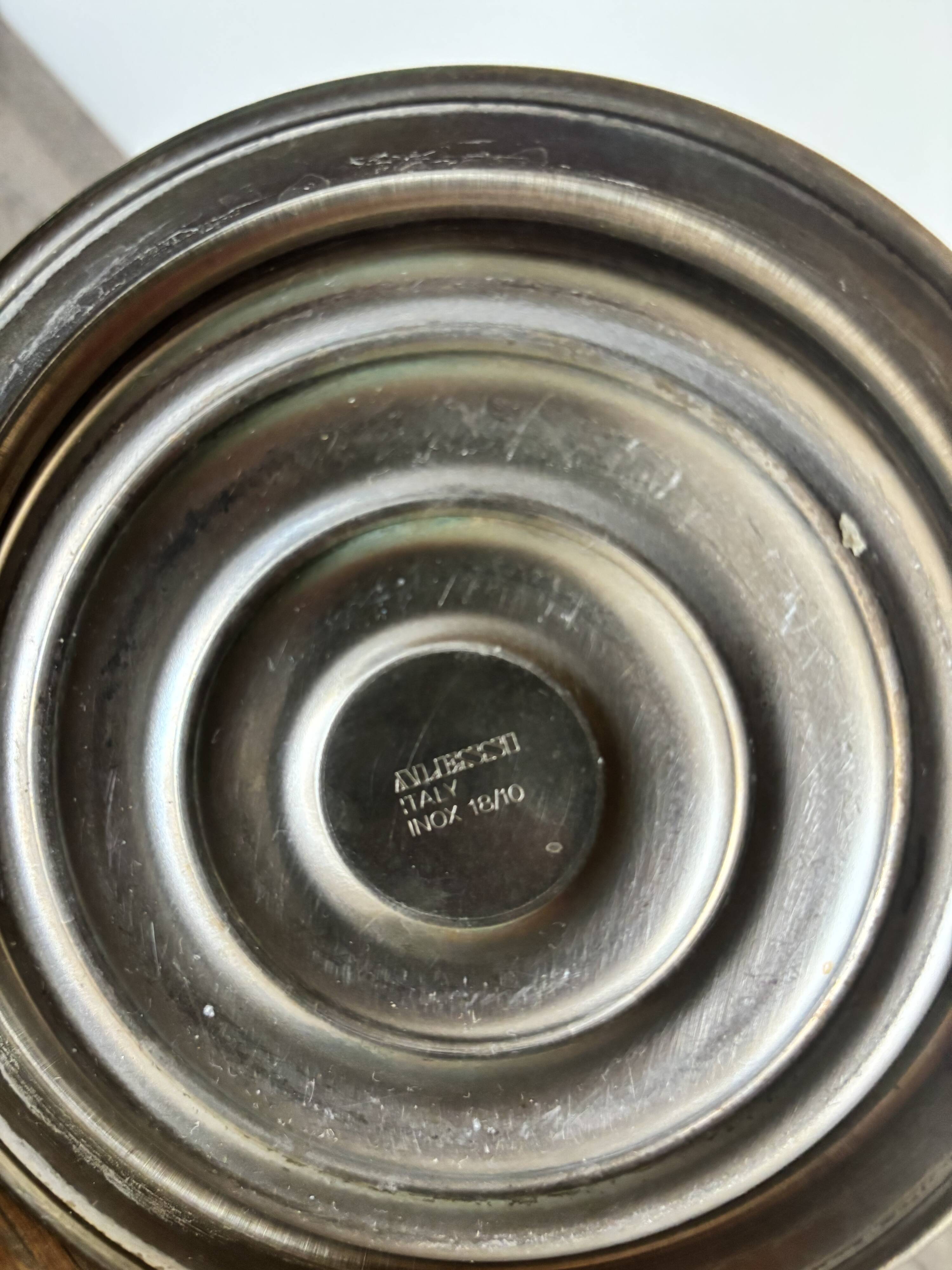 Alessi 9090 Italian coffee maker - Richard Sapper (6 cups) - Induction.