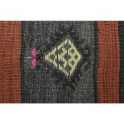 1970s  Turkish Oushak Handmade Wool Cotton Orange Runner Rug 125x376