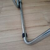 Trio of plexiglass folding chairs