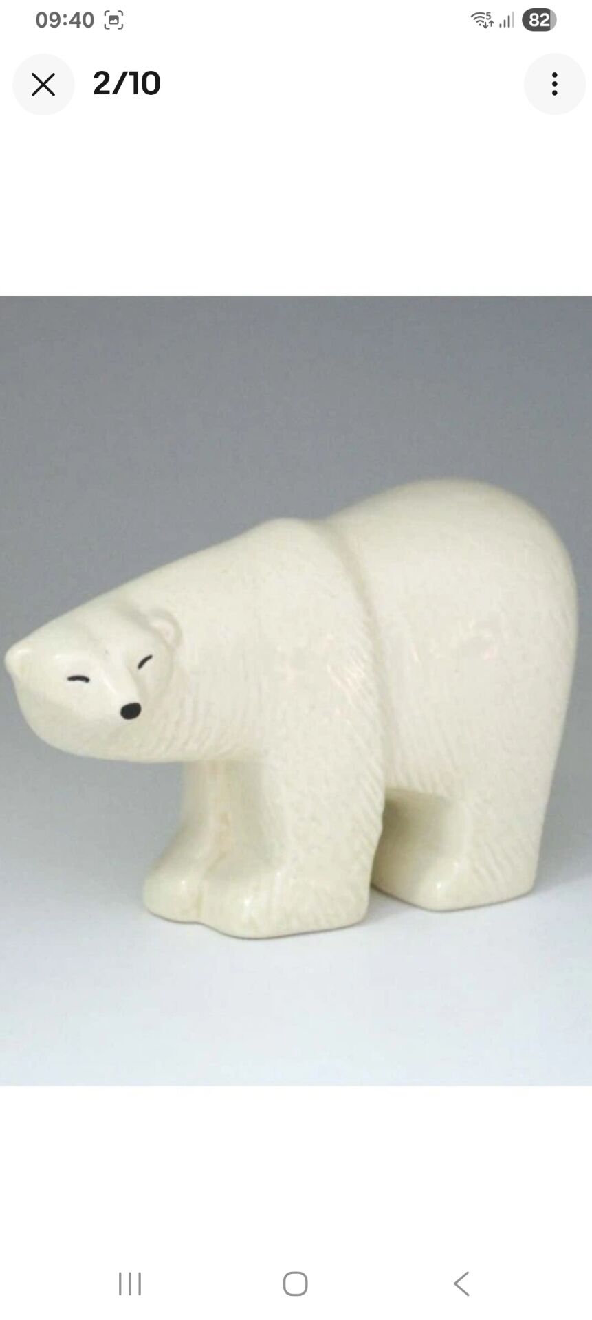 Polar Bear Duo from the Lilla Zoo series by Lisa Larson
