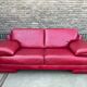 Natuzzi sofa. Genuine leather.