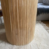 Wicker lampshade