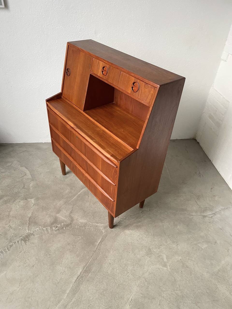 Danish teak secretary from the 60s