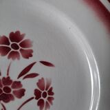 6 old flat plates mismatched in earthenware